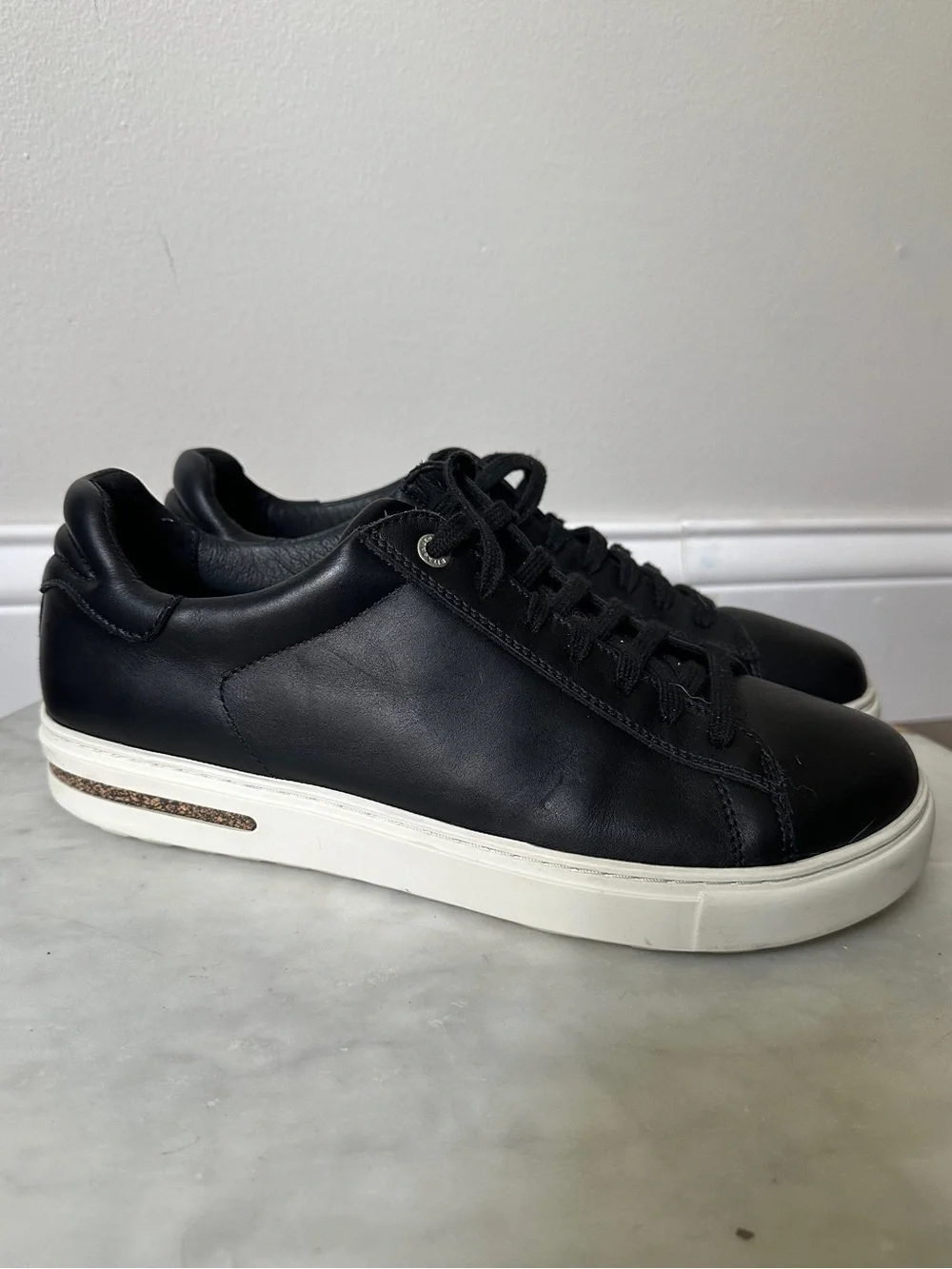 BIRKENSTOCK Bend Low Black Leather Sneakers 41